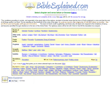 Tablet Screenshot of bibleexplained.net